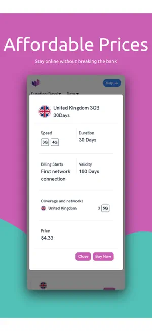 ReachSim: Travel eSIM screenshot 2