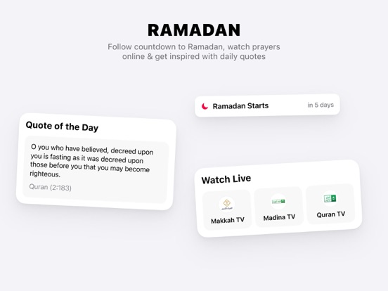 Quran Pro: Muslim & Koran iPad app afbeelding 1