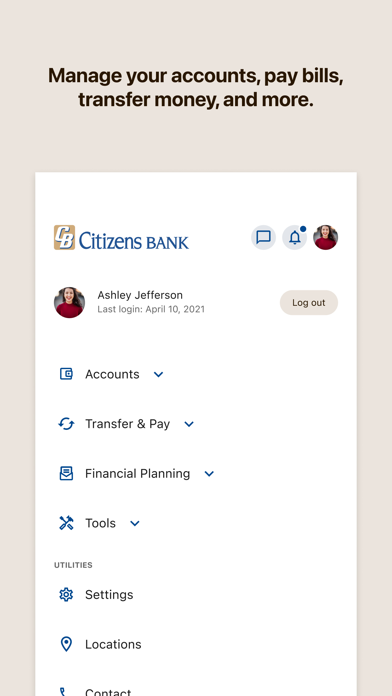 CitizensBank24 iPhone screenshot 4 - Finance app