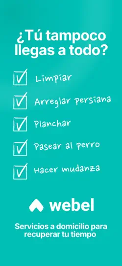 Captura de pantalla de Webel - Servicios A Domicilio en iPhone 6