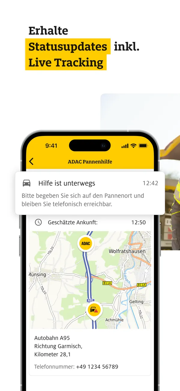 ADAC Pannenhilfe Screenshot 4
