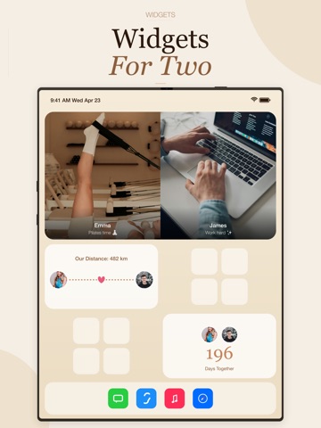 Twory: Couple Games & Journal iPad screenshot
