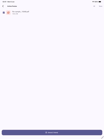 Compressa: Zip & Extract iPad screenshot