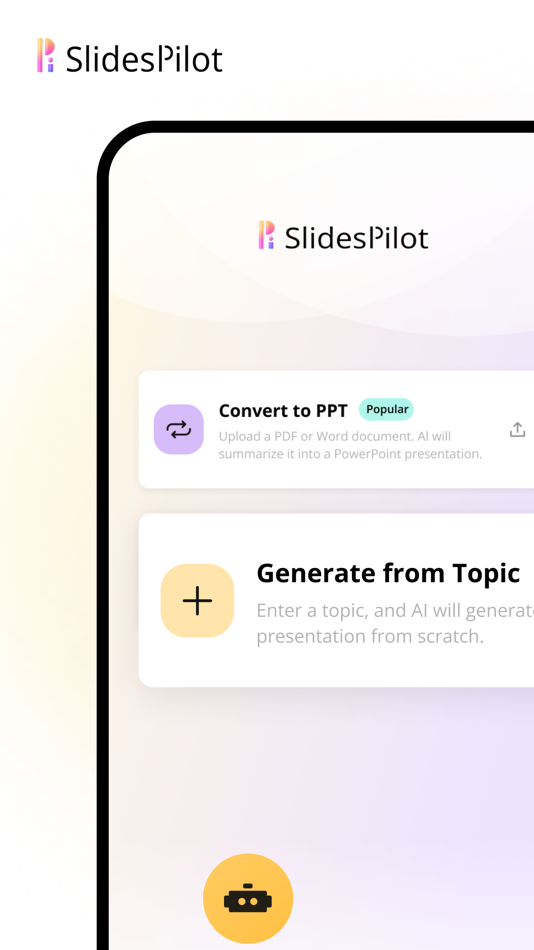 #1. SlidesPilot: AI PowerPoint (iOS) 由: Pilot AI