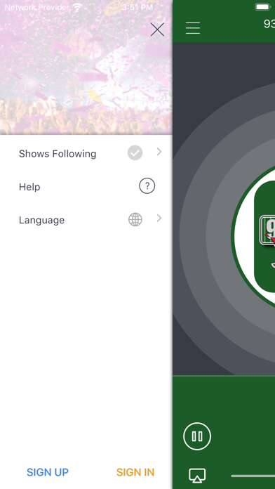 93.9 FM "The Score" Screenshot