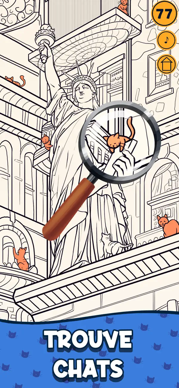 Screenshot #1 pour Objets Cachés - Trouve le Chat