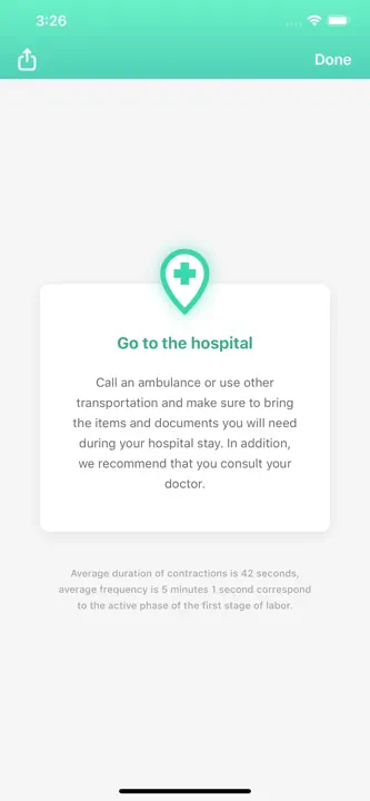 Contraction Timer & Counter 9m: Screenshot 7 von 10