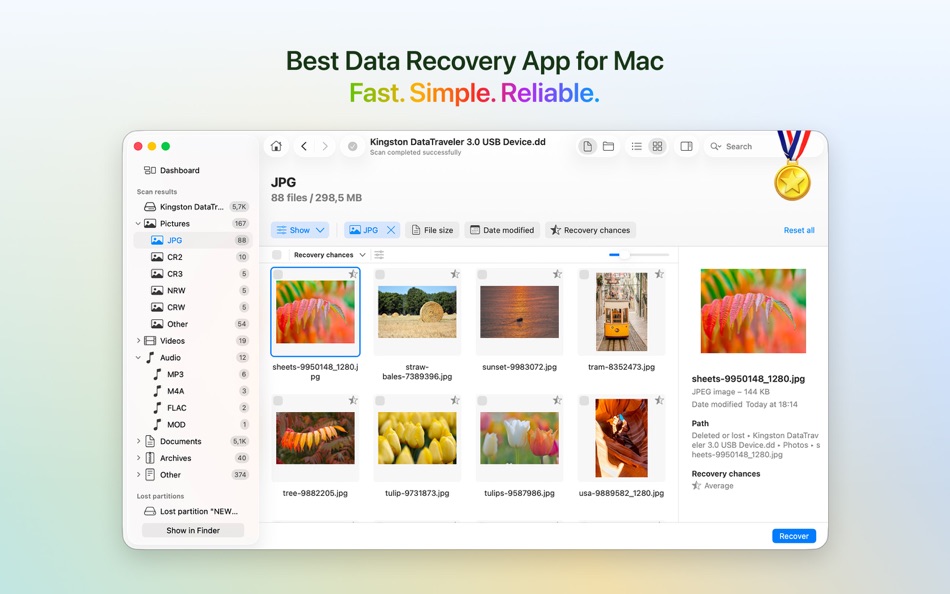 #1. Clever Data Recovery (macOS) 게시자: Justin Johnson