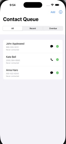 Contact Queue Screenshot 1 of 6