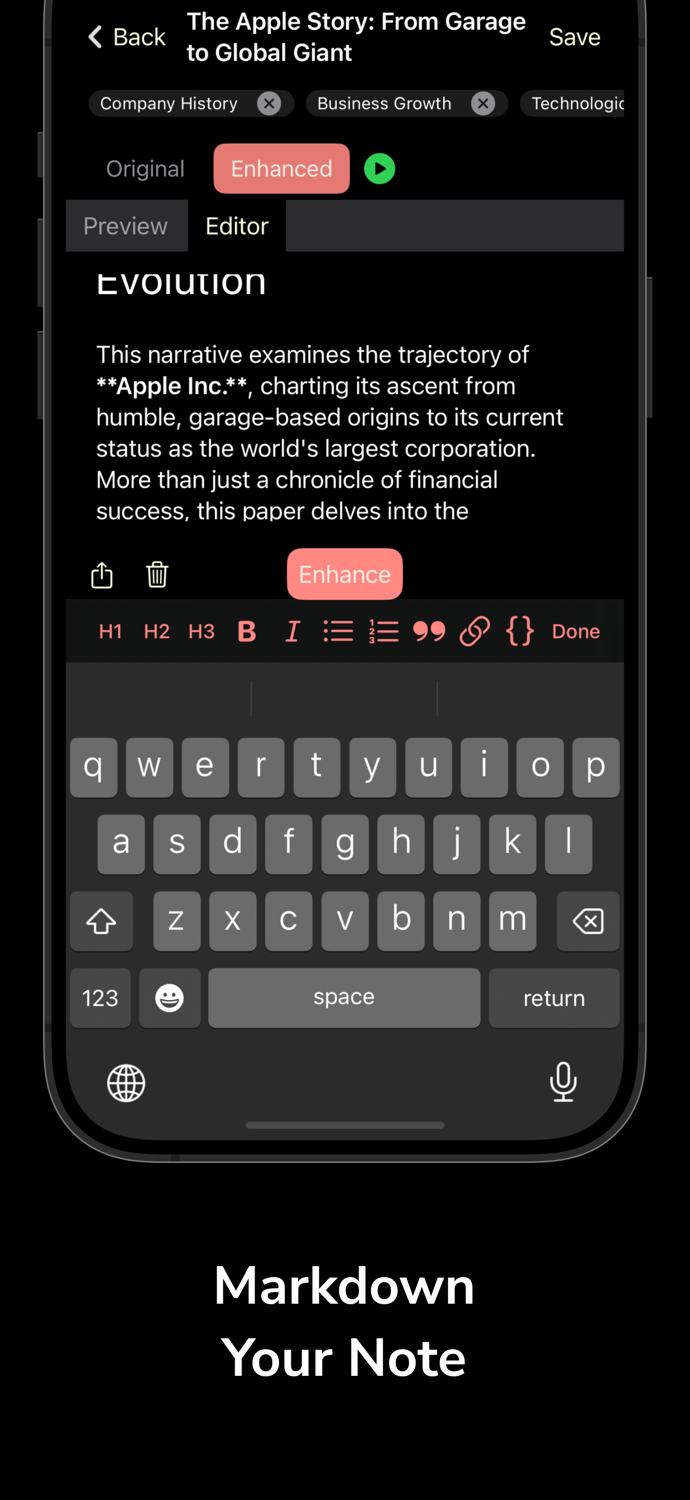 InstaNote - Speak to Note