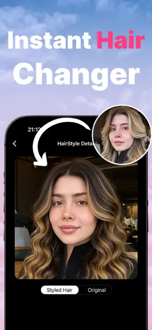 AI Hairstyle Changer: VibeHair screenshot 1
