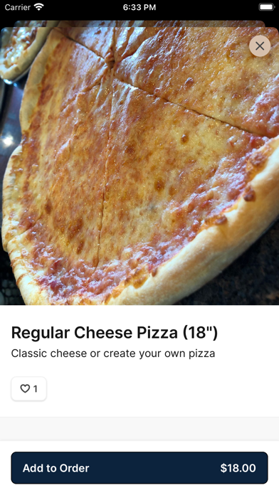 Pennachio's iPhone screenshot 3 - Food & Drink app