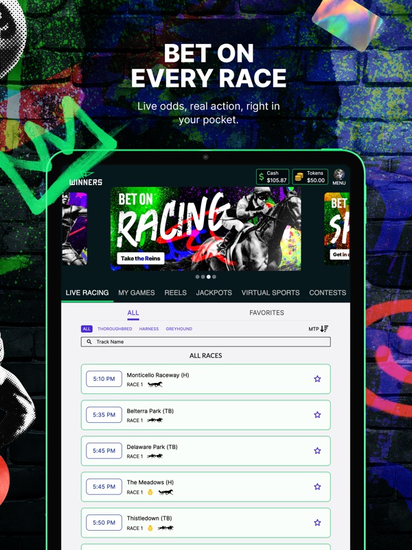 MyWinners: Racing & Sports screenshot 11