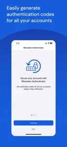 Bitwarden Authenticator screenshot #1 for iPhone