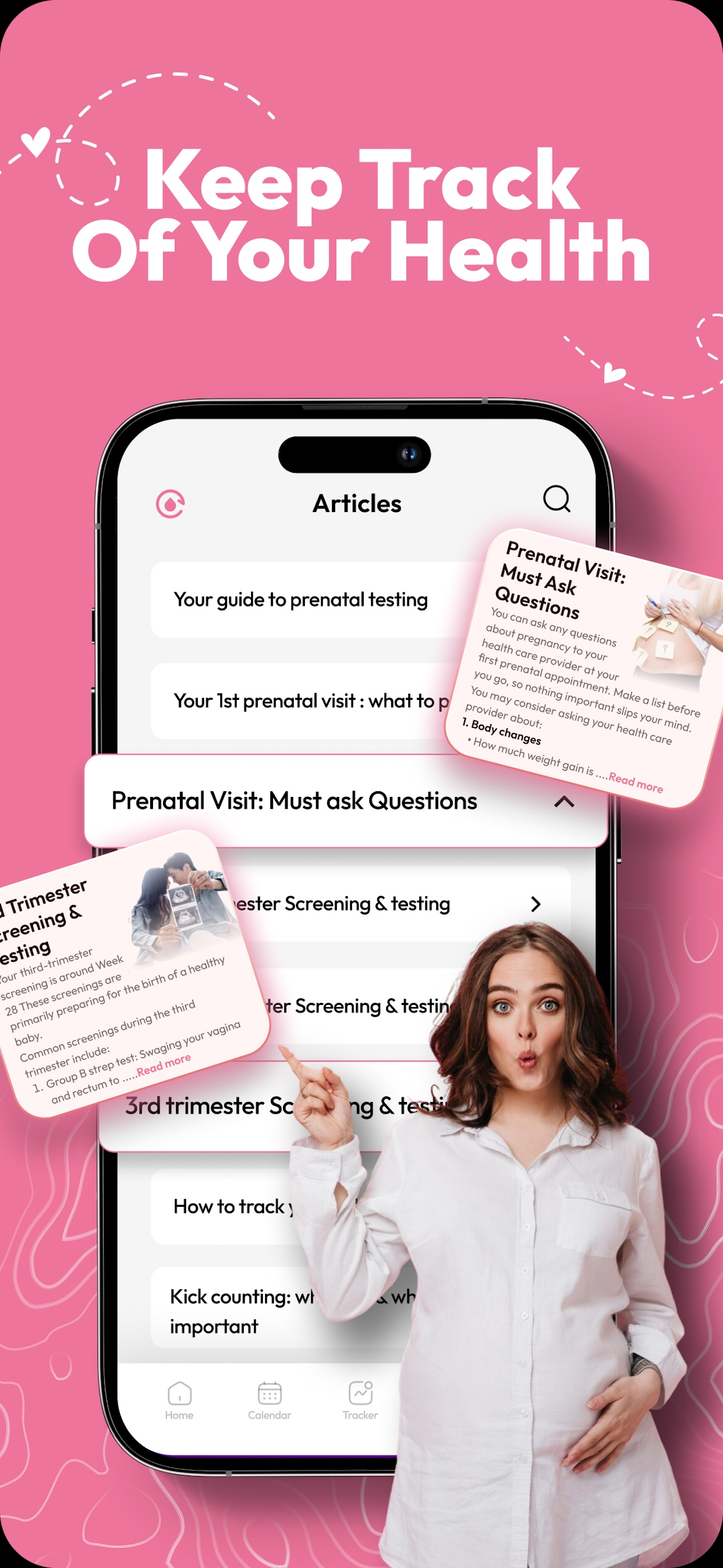 Track Her - Period & Pregnancy screenshot 5