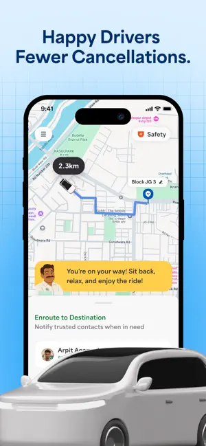 Bharat Taxi - Ride Booking App iPhone screenshot 4