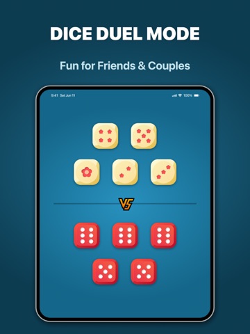 Dice Roller - Roll Simulator iPad screenshot