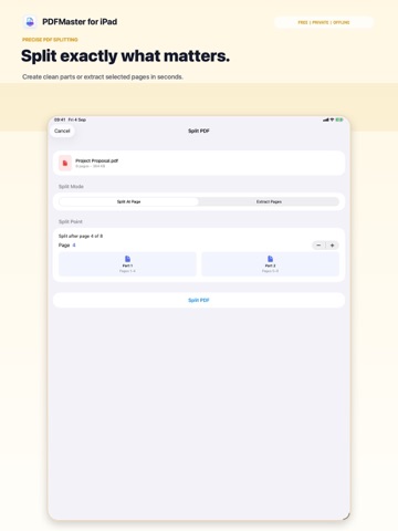 PDFMaster: Offline PDF Tool iPad screenshot