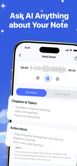 Transcript AI  Voice Notetaker Screenshot 4 of 5