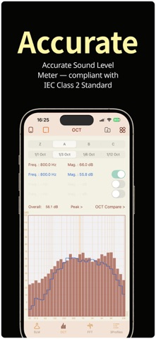 NoiseLab: Noise Meter,SLM,dB Screenshot 2 of 5