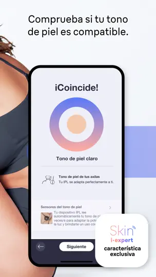 Captura de pantalla de Braun IPL en iPhone 2