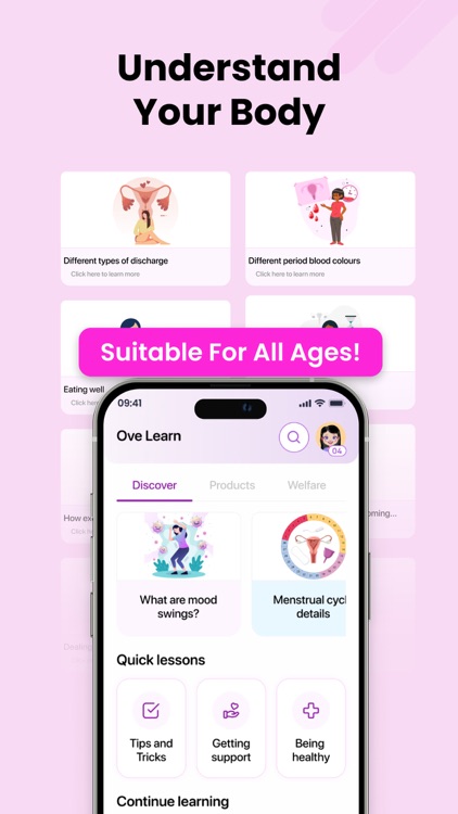 Ove - THE Period App for Teens screenshot-3