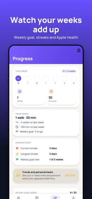 Japanese Walking: Timer & Plan screenshot 4