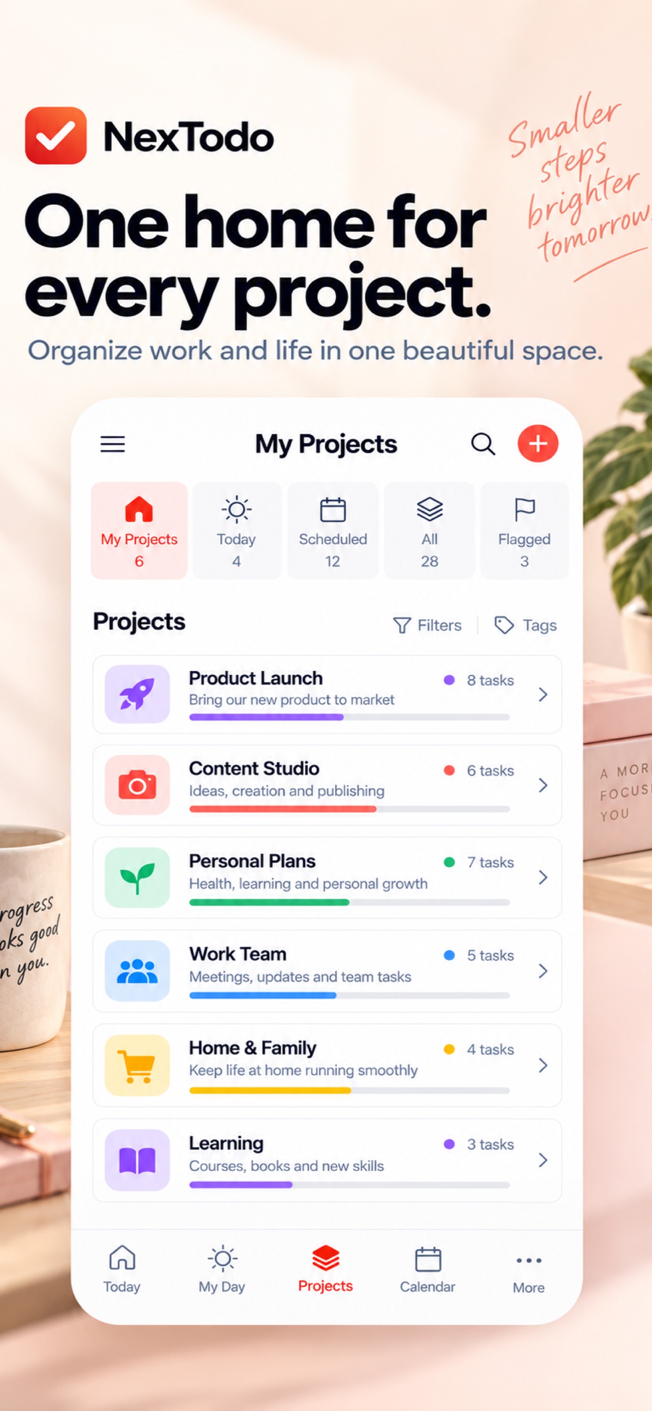 Screenshot 1 of NexTodo : Your Smart Todo App