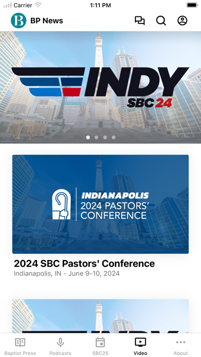 Baptist Press Screenshot