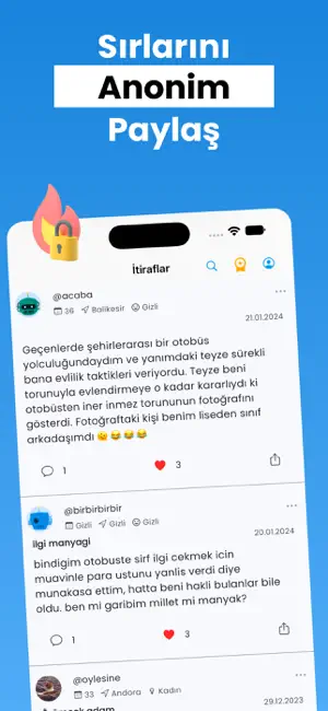 İtirafım: Anonim İtiraf screenshot 2