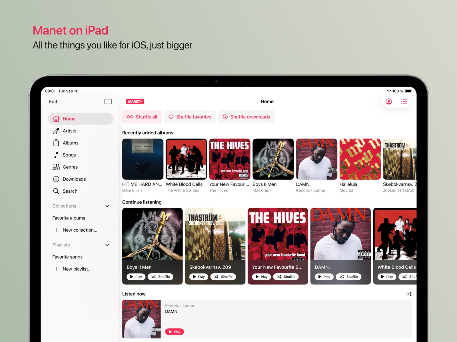 Manet Music ipad screenshot 1
