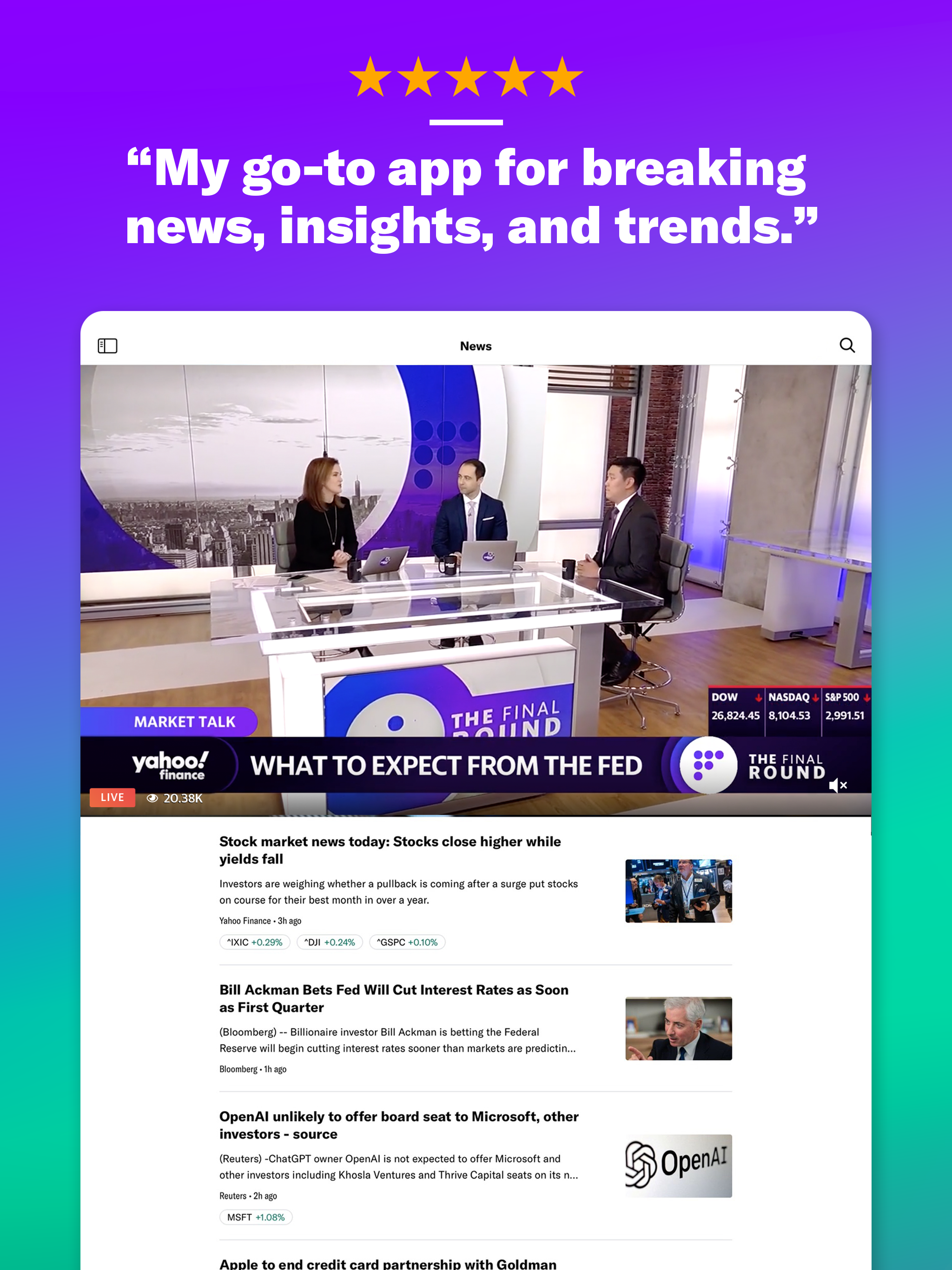 Yahoo Finance: Stocks, Markets