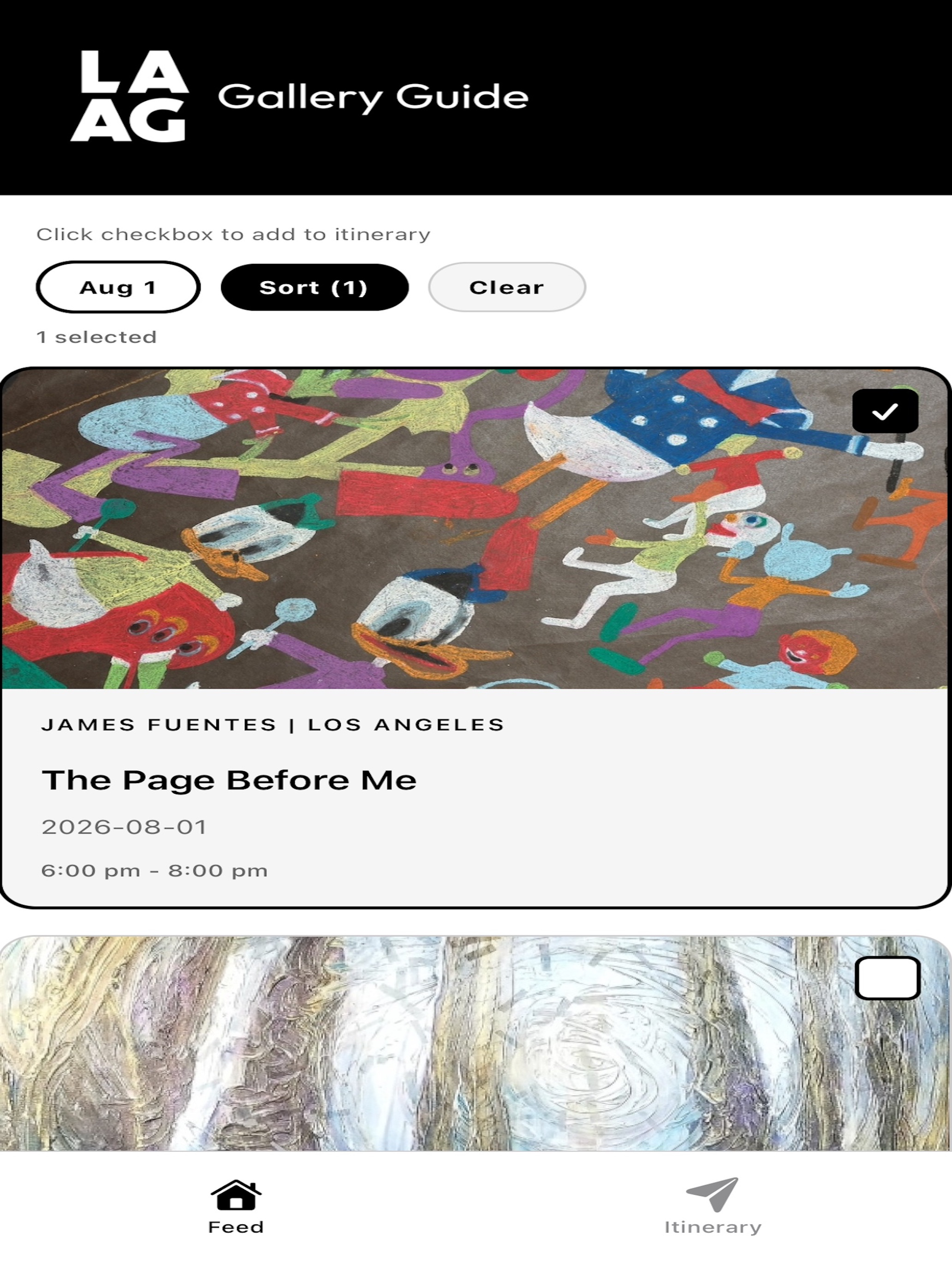 Los Angeles Art Gallery Guide screenshot 4