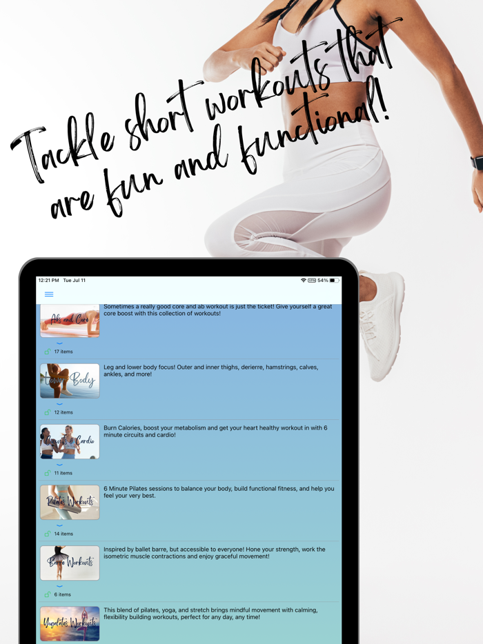 6 Mins a Day Pilates  Barre