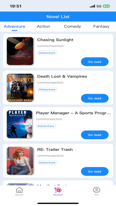 SgNovel Screenshot