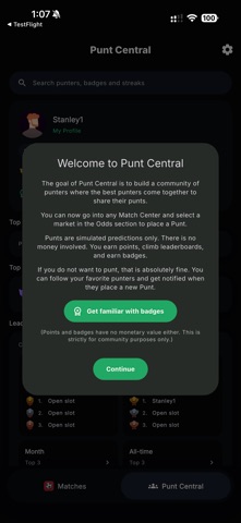 Puntsville: Live Scores & Tips screenshot