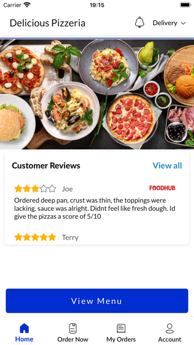 Delicious Pizzeria Sheffield Screenshot