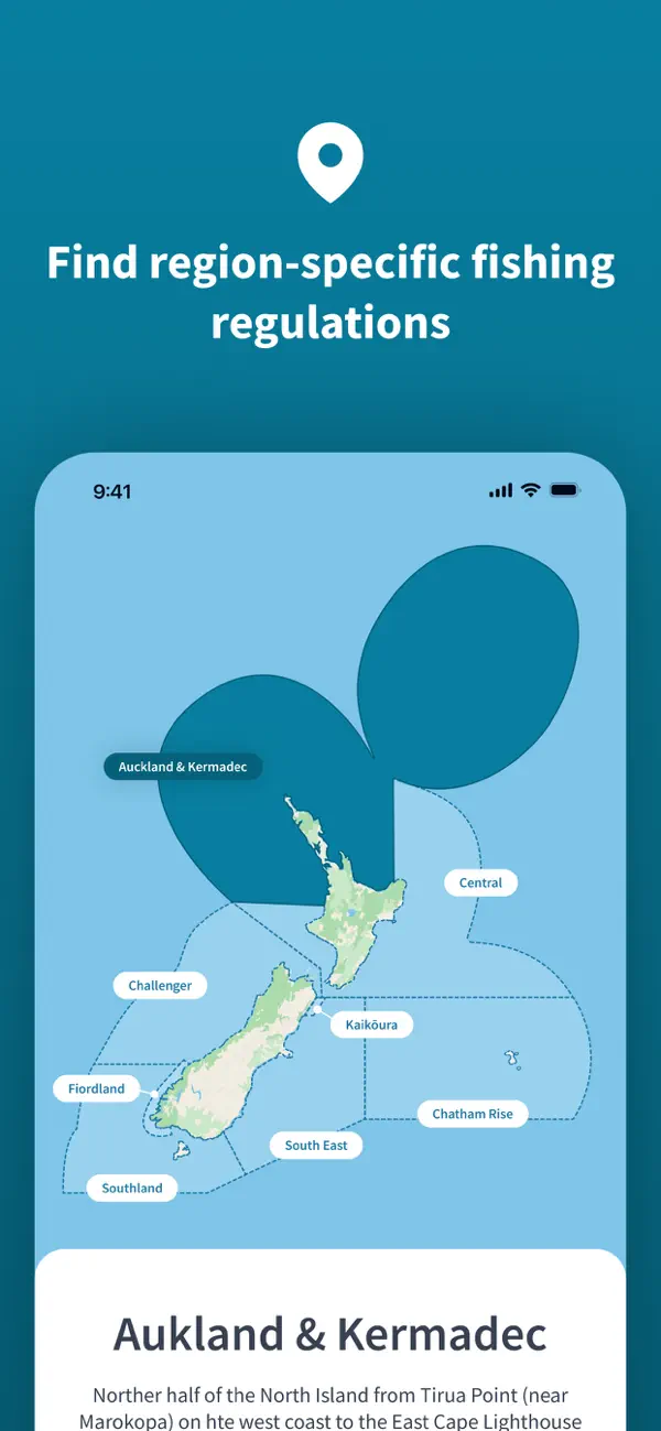 Screenshot #3 pour NZ Fishing Rules