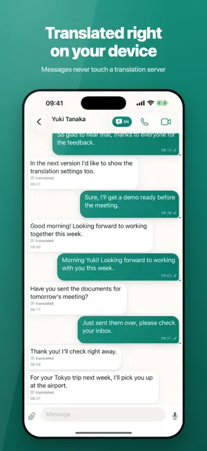 MiLa Chat screenshot 2