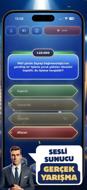 Milyoner Bilgi Yarışması Quiz screenshot 1
