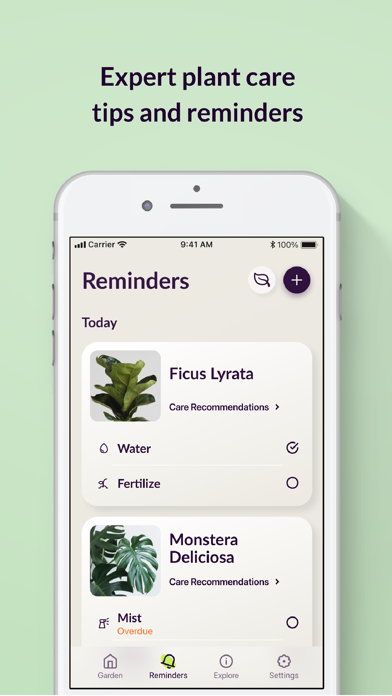 Planteia: plant care assistant Screenshot