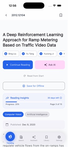 Scholarly: AI Research Helper iPhone screenshot
