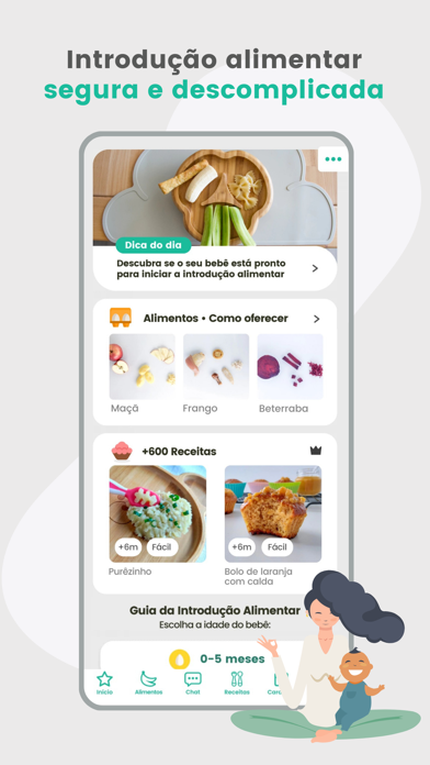 Screenshot #1 pour BLW Brasil - Alimentação Bebês