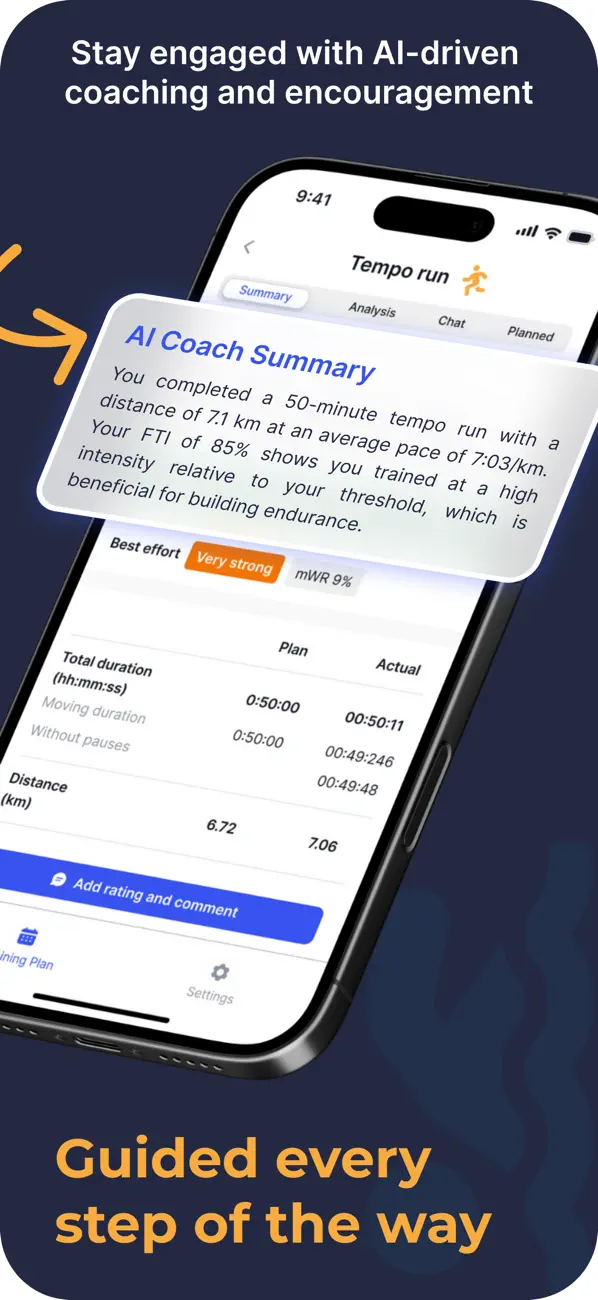 Screenshot #1 pour Athletica AI Training Plans