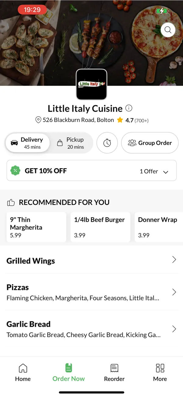 Screenshot #2 pour Little Italy Cuisine