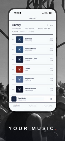 Tempo: Music Player Screenshot 1 of 3
