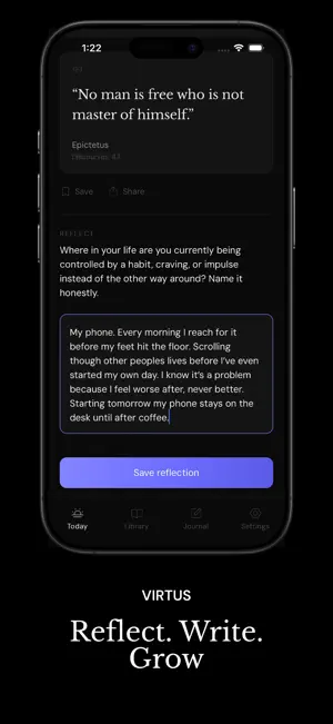 Virtus — Stoic Wisdom Journal screenshot 4