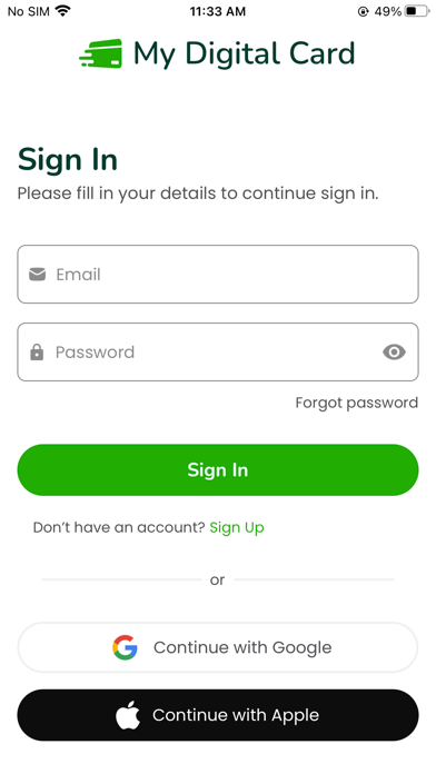 Kitlabs - My Digital Card iPhone screenshot 2 - Business app