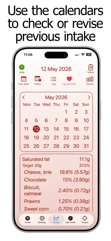 Saturated Fat Counter Tracker screenshot 8 of 10