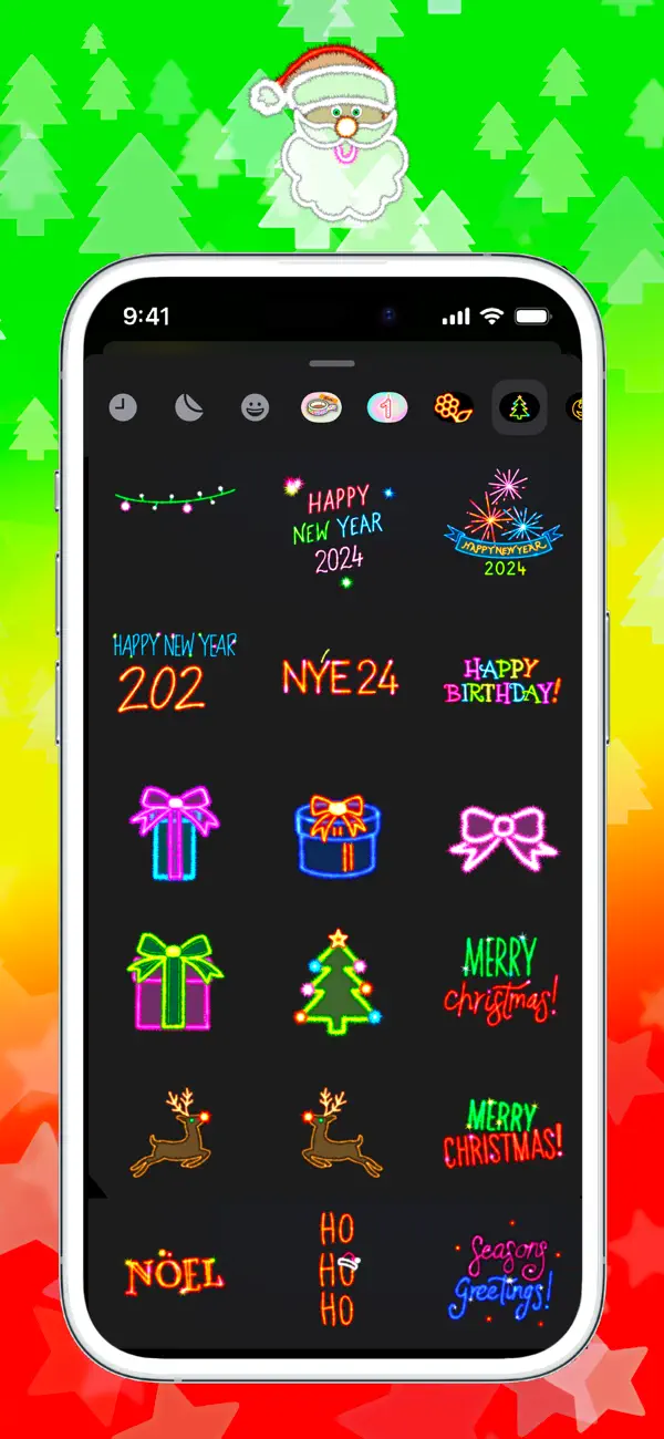 Screenshot #2 pour Celebration Sparkler stickers
